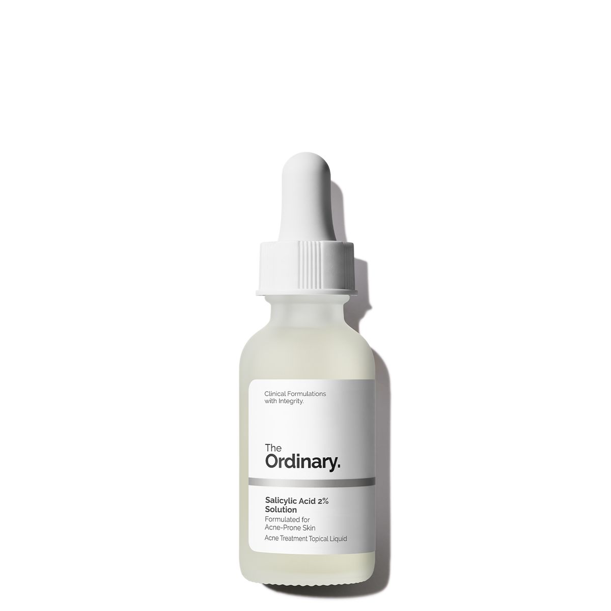 The Ordinary Salicylic Acid 2% Solution 30ml for acne and exfoliation, clears pores, refines skin texture, and promotes a balanced, clearer complexion