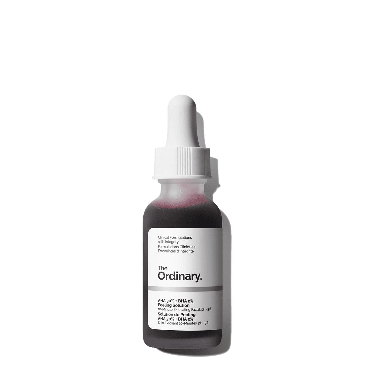 Revitalize skin with The Ordinary AHA 30% + BHA 2% Peeling Solution 30ml. Gently exfoliates, unclogs pores, and improves skin texture. Targets acne, boosts radiance, and reveals a smoother, brighter complexion