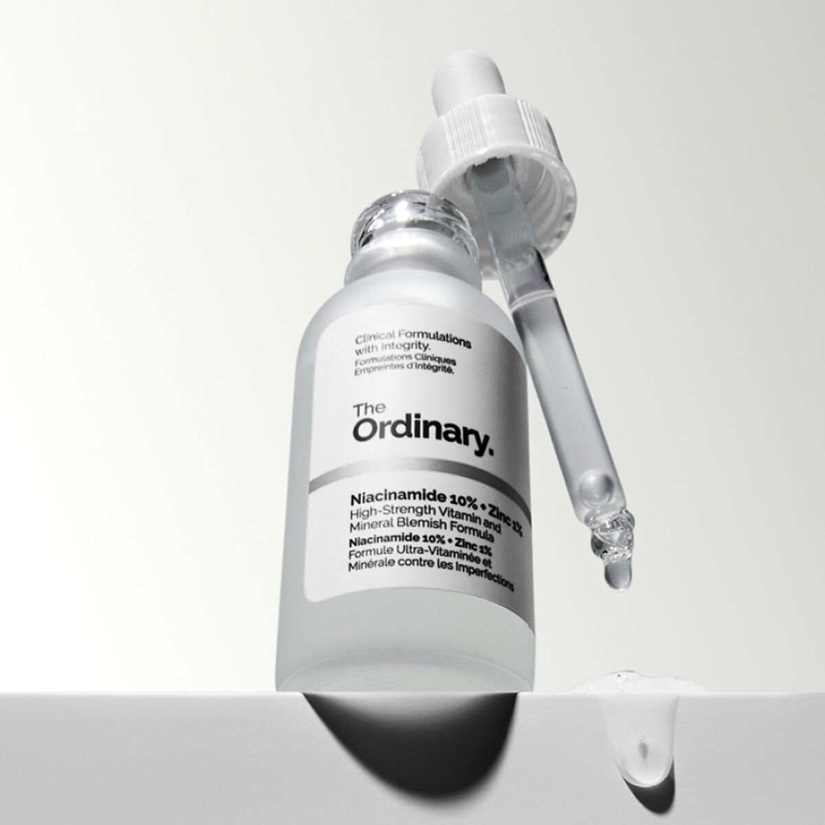 The Ordinary Niacinamide 10% + Zinc 1% 30ml for acne and pores, for refined skin texture, balanced complexion, and reduced blemishes